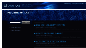 What Machinearth.com website looked like in 2013 (10 years ago)