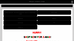 What Moviescriptzone.com website looked like in 2013 (10 years ago)
