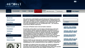 What Mediwet.be website looked like in 2013 (10 years ago)