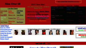 What Menover60.com website looked like in 2013 (10 years ago)