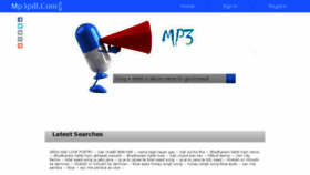 What Mp3pill.info website looked like in 2013 (10 years ago)