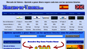 What Mercado-de-valores.com website looked like in 2013 (10 years ago)