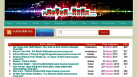 What Muzica-noua.com website looked like in 2013 (10 years ago)
