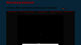 What Meersburg-webcam.de website looked like in 2013 (10 years ago)