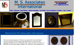 What Msassociates.in website looked like in 2014 (10 years ago)