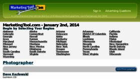 What Marketingtool.com website looked like in 2014 (10 years ago)