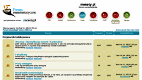 What Monety.pl website looked like in 2014 (10 years ago)
