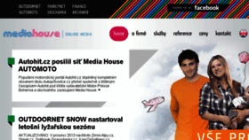 What Mediahouse.cz website looked like in 2014 (10 years ago)