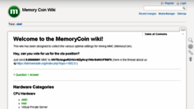 What Mmcwiki.com website looked like in 2014 (10 years ago)