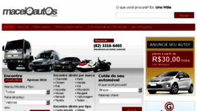 What Maceioautos.com.br website looked like in 2014 (10 years ago)