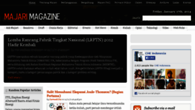What Majarimagazine.com website looked like in 2014 (10 years ago)