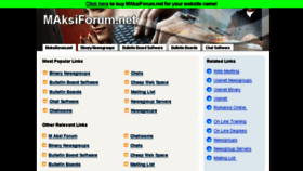 What Maksiforum.net website looked like in 2014 (10 years ago)