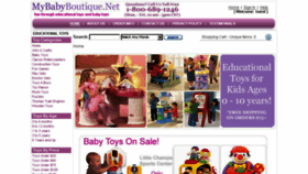 What Mybabyboutique.net website looked like in 2014 (10 years ago)