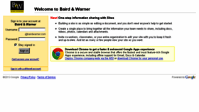 What Mybairdwarner.com website looked like in 2014 (10 years ago)
