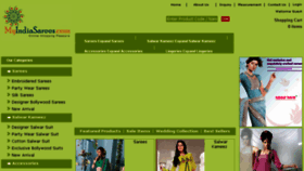 What Myindiasarees.com website looked like in 2014 (10 years ago)