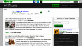 What Money.aabnigeria.com website looked like in 2014 (10 years ago)