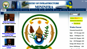 What Mininfra.gov.rw website looked like in 2014 (10 years ago)
