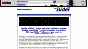 What Myslider.com website looked like in 2014 (10 years ago)