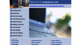 What Megspace.com website looked like in 2014 (10 years ago)