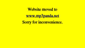 What Mp3panda.co website looked like in 2014 (10 years ago)