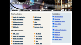What Mp3juices.co website looked like in 2014 (10 years ago)