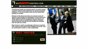 What Mysurveycenter.com website looked like in 2014 (10 years ago)