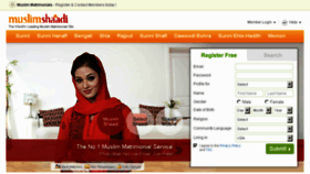 What Muslimshaadi.in website looked like in 2014 (10 years ago)