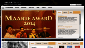 What Maarifinstitute.org website looked like in 2014 (10 years ago)