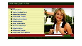What Melakamalaysiatravel.com website looked like in 2014 (10 years ago)