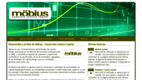 What Mobius.es website looked like in 2014 (10 years ago)