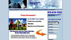 What Mytexaslifeinsurance.com website looked like in 2014 (10 years ago)