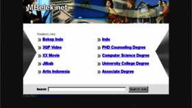 What Mbelek.net website looked like in 2014 (10 years ago)