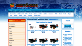 What Manygoods.com website looked like in 2014 (10 years ago)