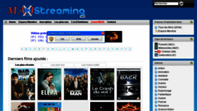 What Maxistreaming.com website looked like in 2014 (10 years ago)