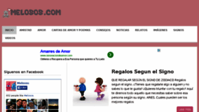 What Melosos.com website looked like in 2014 (10 years ago)
