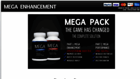 What Megaenhancement.com website looked like in 2014 (10 years ago)