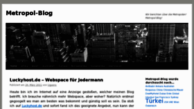 What Metropol-blog.de website looked like in 2011 (13 years ago)