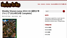 What Manga-zip.org website looked like in 2014 (10 years ago)