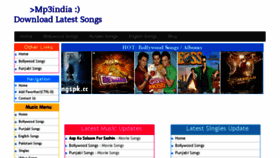 What Mp3india.info website looked like in 2014 (10 years ago)