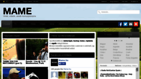 What Mame.hu website looked like in 2014 (10 years ago)
