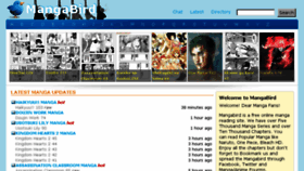 What Mangabird.com website looked like in 2014 (10 years ago)