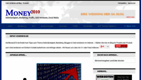 What Money2010.de website looked like in 2014 (10 years ago)