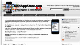 What Monappstore.com website looked like in 2014 (10 years ago)