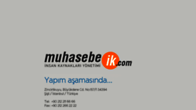 What Muhasebeik.com website looked like in 2014 (10 years ago)