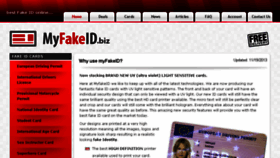 What Myfakeid.biz website looked like in 2014 (10 years ago)