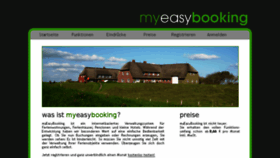 What Myeasybooking.de website looked like in 2014 (10 years ago)