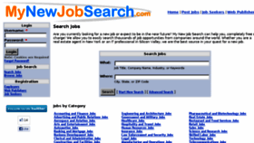 What Mynewjobsearch.com website looked like in 2014 (10 years ago)