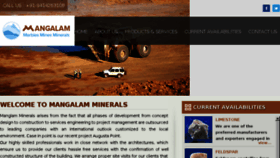 What Mangalamminerals.com website looked like in 2014 (10 years ago)