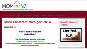 What Mombizretreat.com website looked like in 2014 (10 years ago)