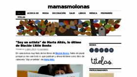 What Mamasmolonas.com website looked like in 2014 (10 years ago)